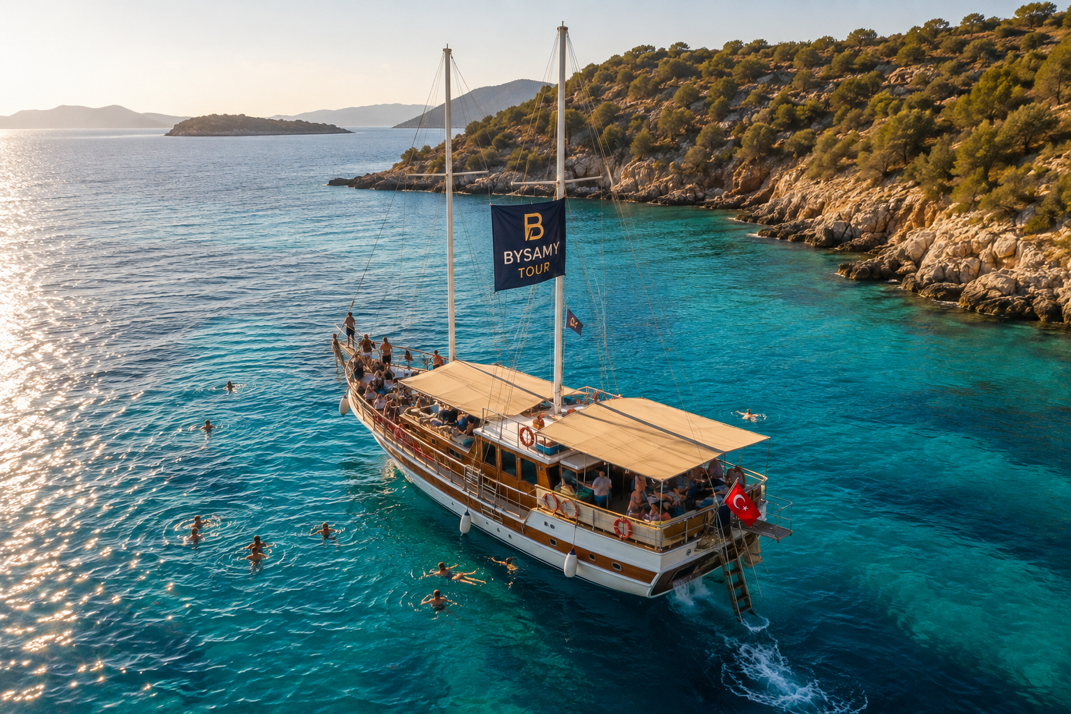 Luxury boat tour in Bodrum